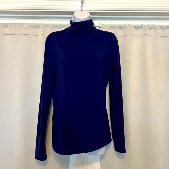 104 Lululemon soft mock long sleeve in Dark Cobalt. Size 8 - Picture 1 of 5